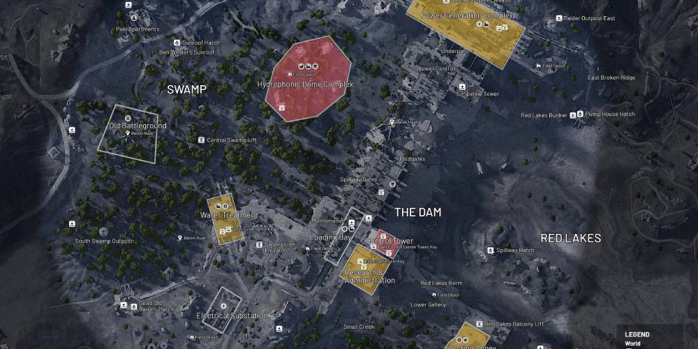 Dam Battlegrounds map in Arc Raiders