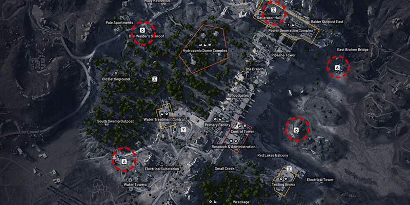 Common loot spawn locations for Raider Hatch Keys
