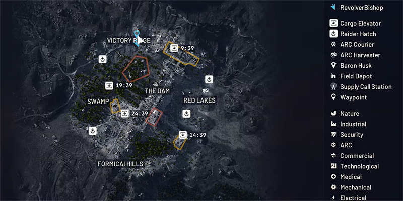 Dam Battlegrounds Victory Ridge Location