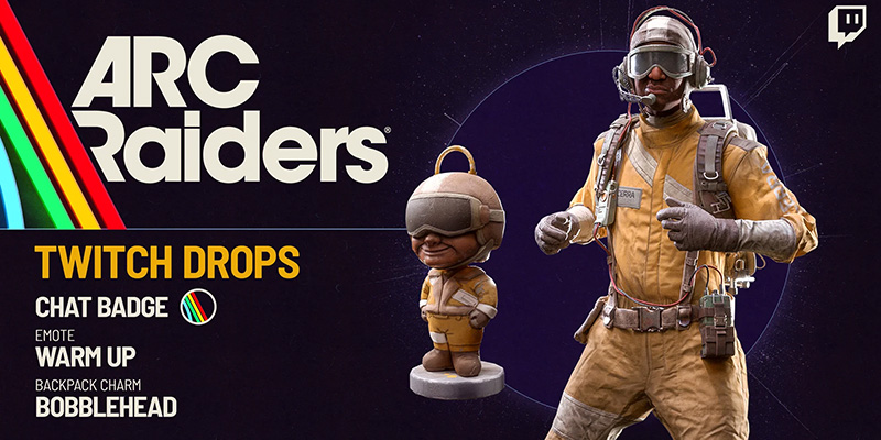 Arc Raiders Twitch Drops rewards showcase
