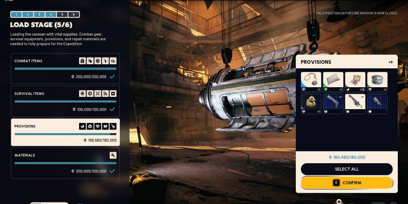 Expedition rewards breakdown