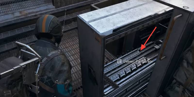 Interior of Field Depot showing deposit machine