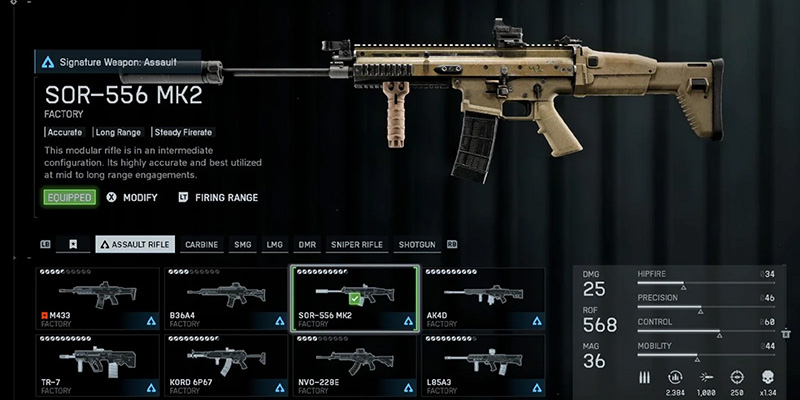 Battlefield 6 SOR-556 MK2 SCAR Assault Rifle