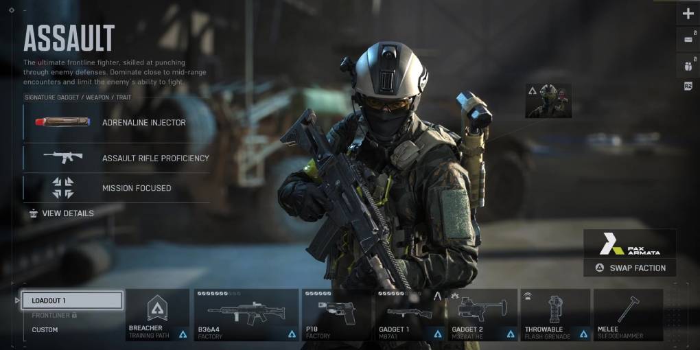 Assault Class Combat