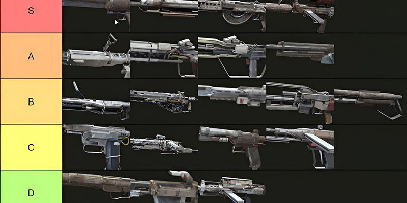 Weapon rarity tiers in Arc Raiders