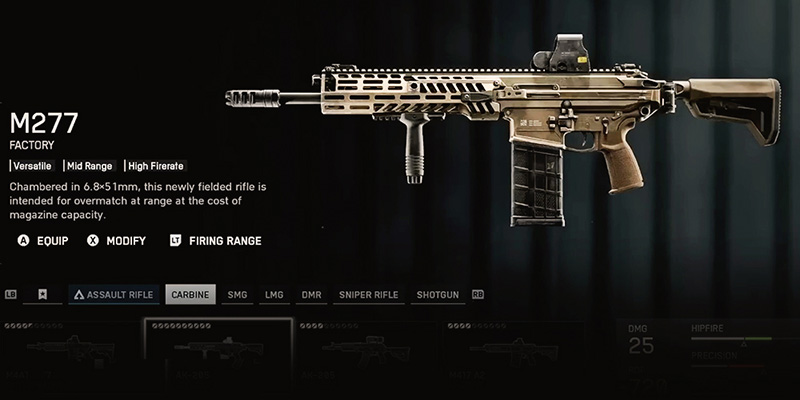 M277 Carbine Battlefield 6