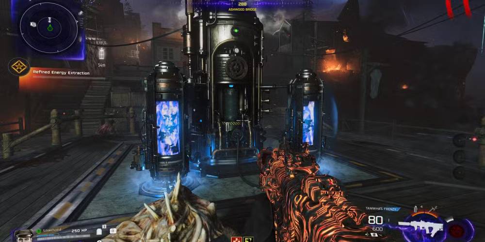 Charging the Aether Barrel at power stations