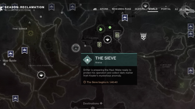 Destiny 2 The Sieve Timer