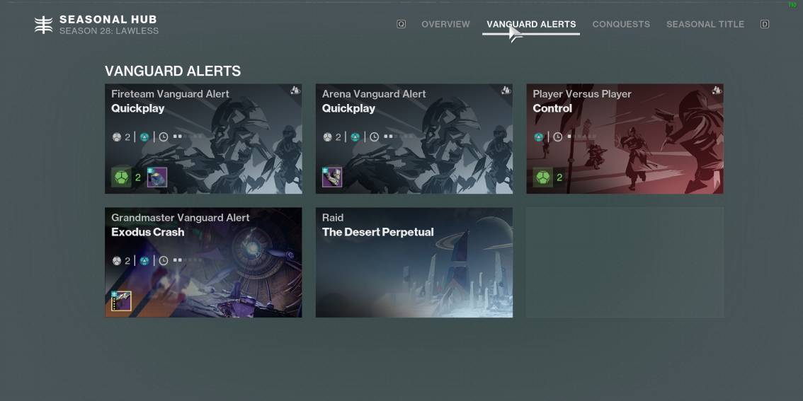 Vanguard Alerts Hub Interface