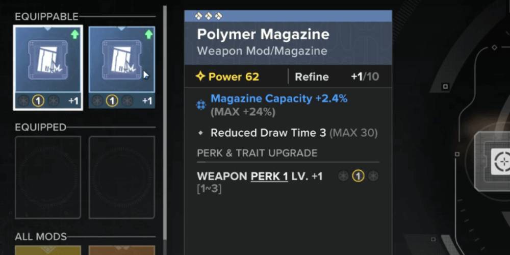 Yoshimoto Weapon Mods