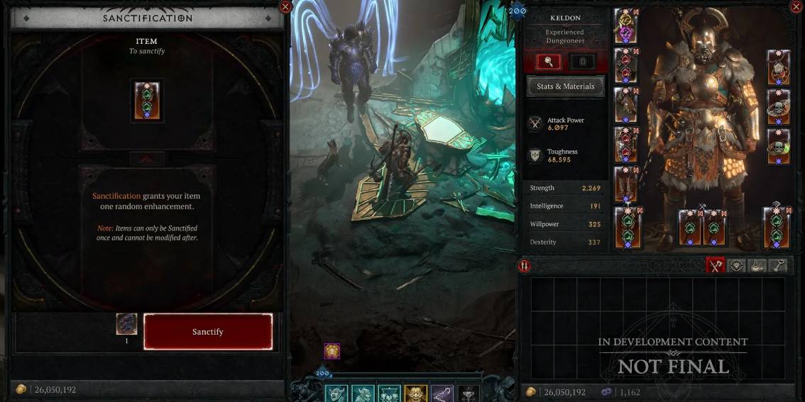 Diablo 4 Season 11 Sanctification System