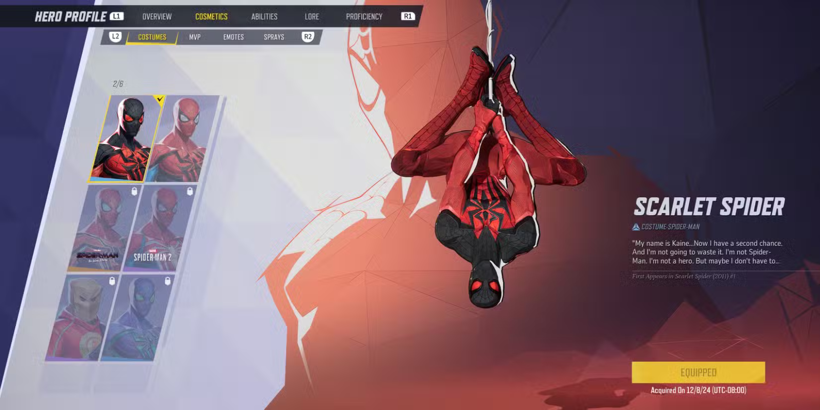 Marvel Rivals Cosmetics Transfer