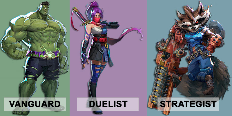 Marvel Rivals Three Roles Overview