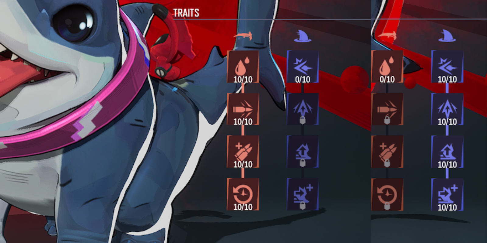 Jeff's red path and blue path build comparison