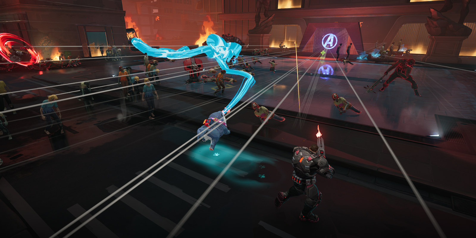 Jeff maintaining optimal combat positioning in Zombie Mode