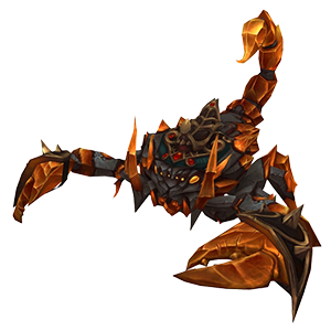 Amber Scorpion Mount