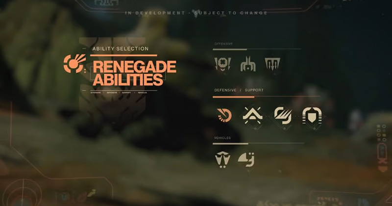 Renegade Abilities Interface
