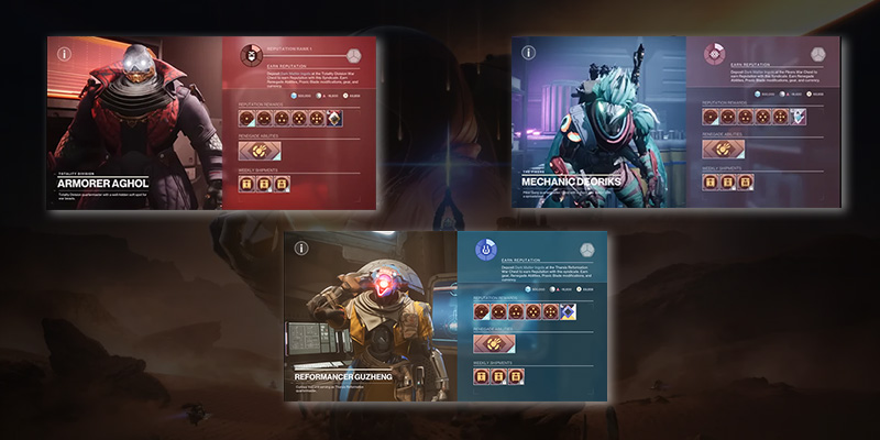 Three Syndicate Factions