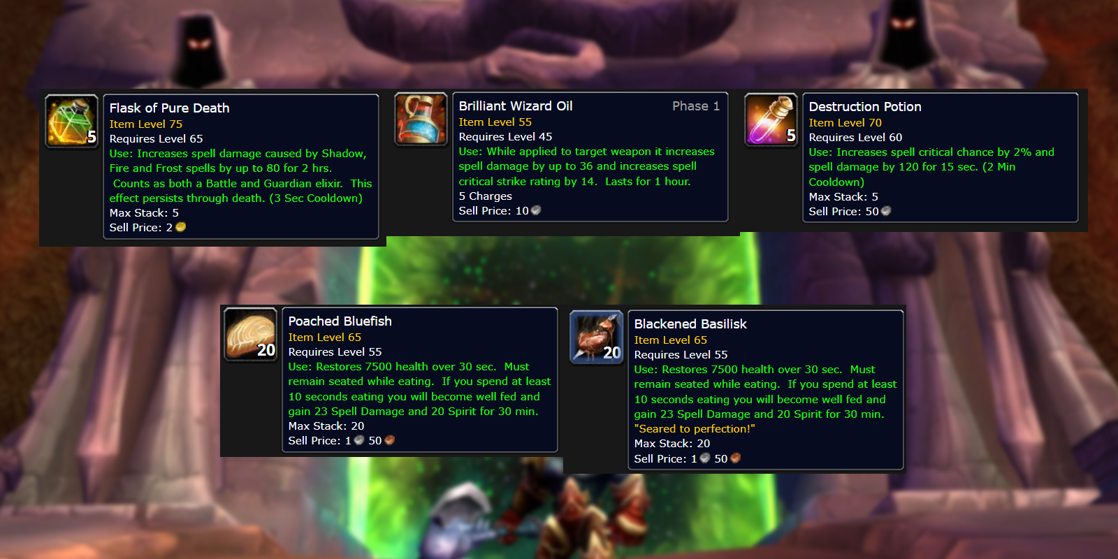TBC Raid Consumables