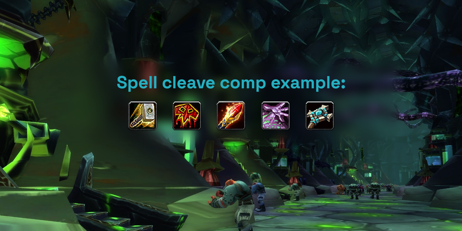 TBC Spell damage group using AoE in a dungeon