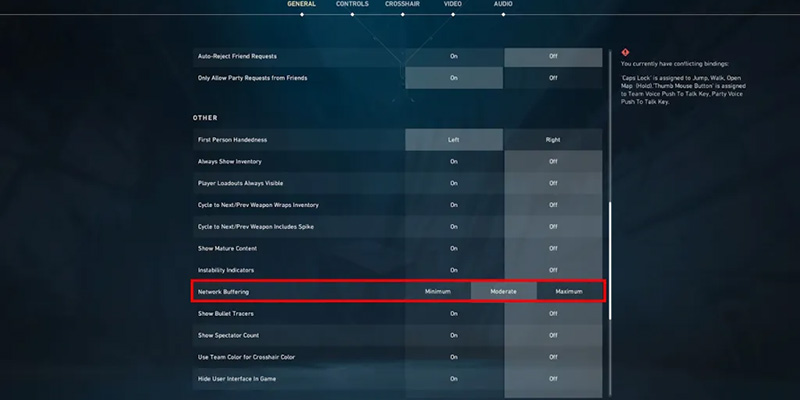 Gaming network setup