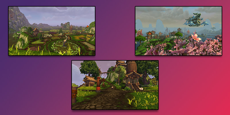 Mists of Pandaria raid zones overview