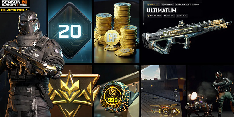 Black Ops 7 Season 01 Battle Pass rewards lineup