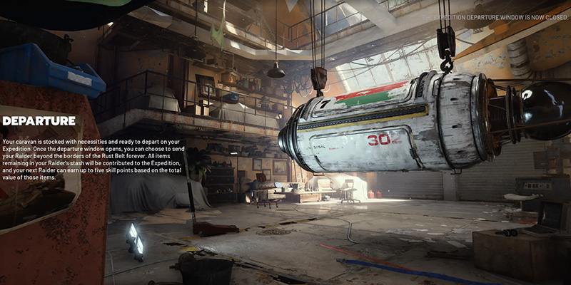 Arc Raiders Expedition Departure system