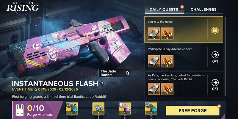 Jade Rabbit Exotic Scout Rifle