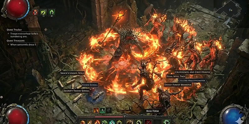 Path of Exile 2 Druid Bear Form