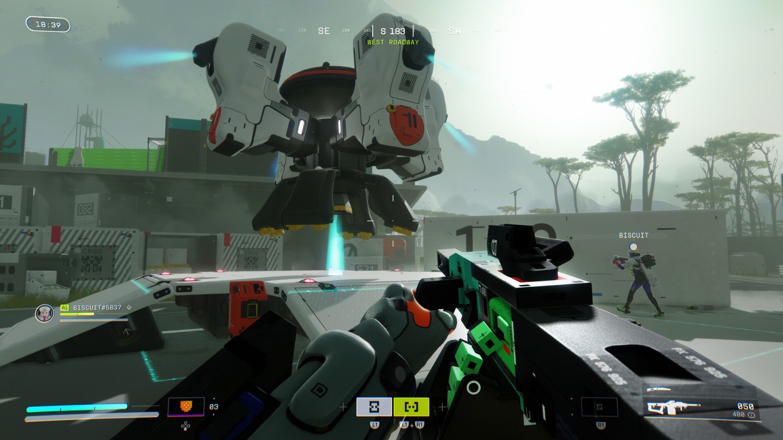 Marathon Server Slam promotional image showing Runners on Tau Ceti IV