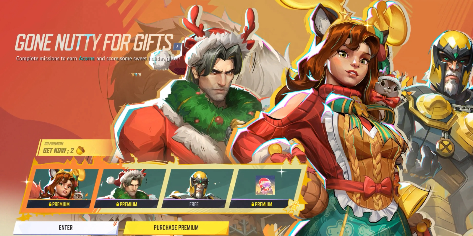 Marvel Rivals Gone Nutty For Gifts Event