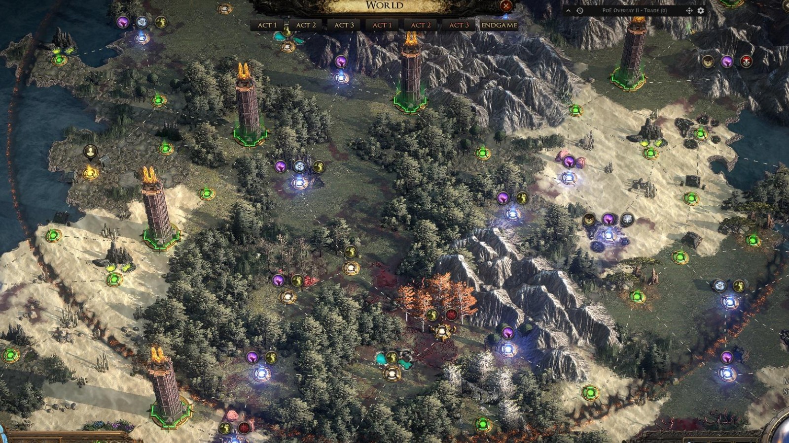 Path of Exile 2 endgame mapping system