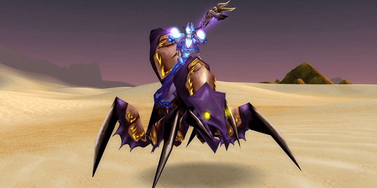 Black Qiraji Resonating Crystal Mount