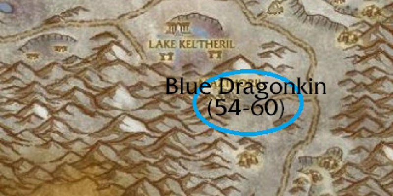 Winterspring Blue Dragon Route