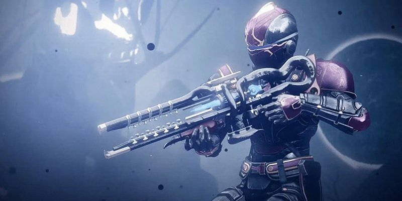 Guardian wielding Ager's Scepter in combat