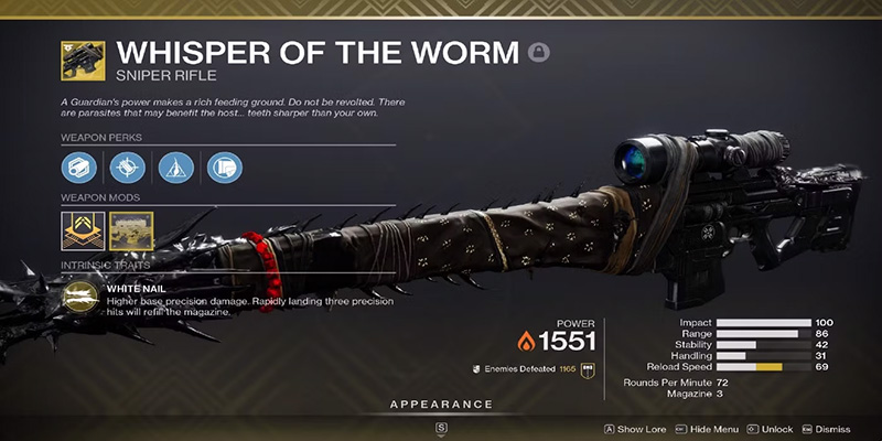 Whisper Perks