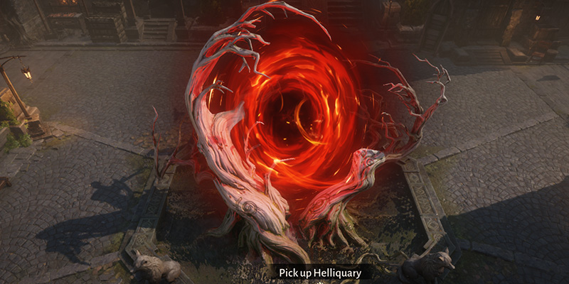 Helliquary Portal Interface