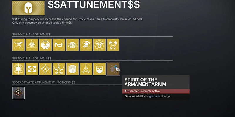 Attunement System