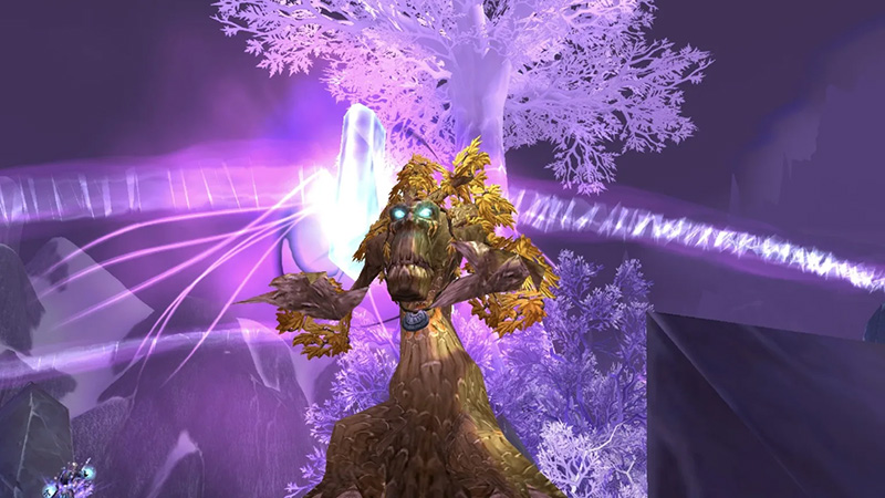 Restoration Druid healing in a raid
