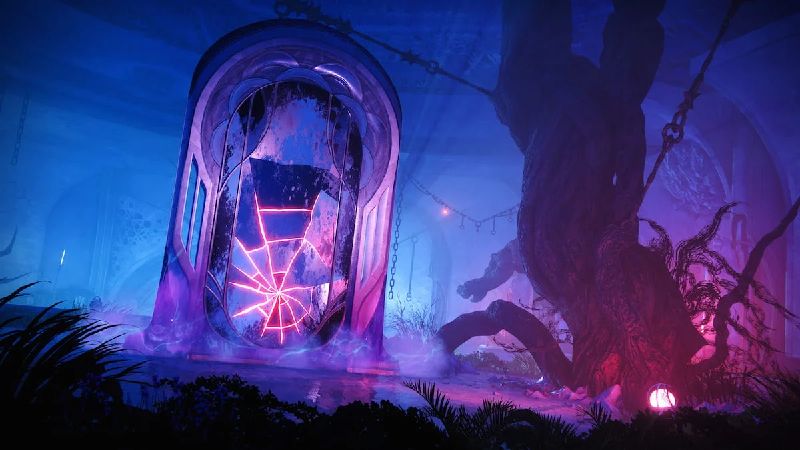 The pink-hued Mirror Realm dimension