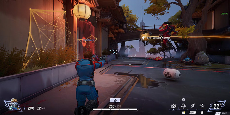 Marvel Rivals aiming gameplay