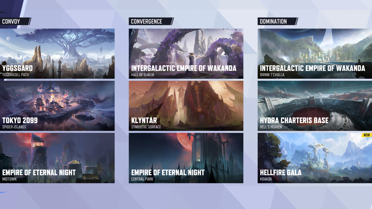 Marvel Rivals Maps Overview