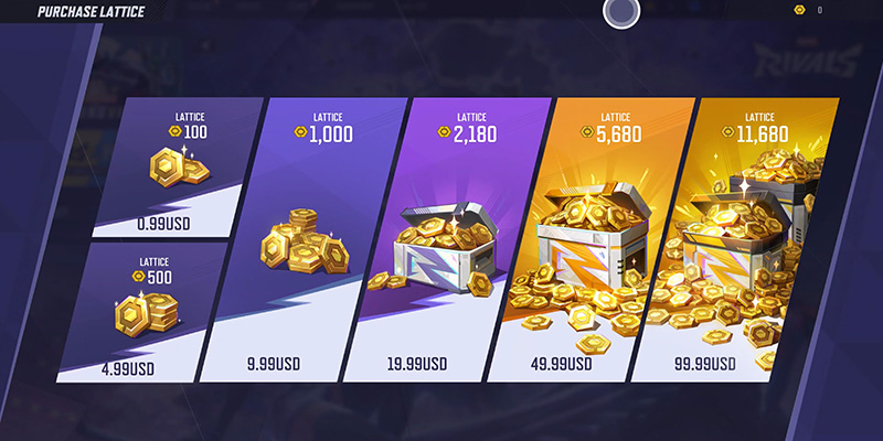 Marvel Rivals In-Game Store