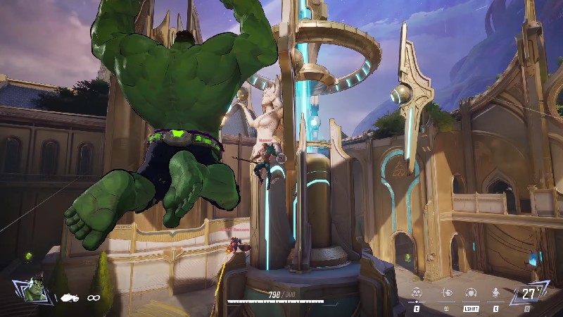 Hulk in action during Marvel Rivals gameplay