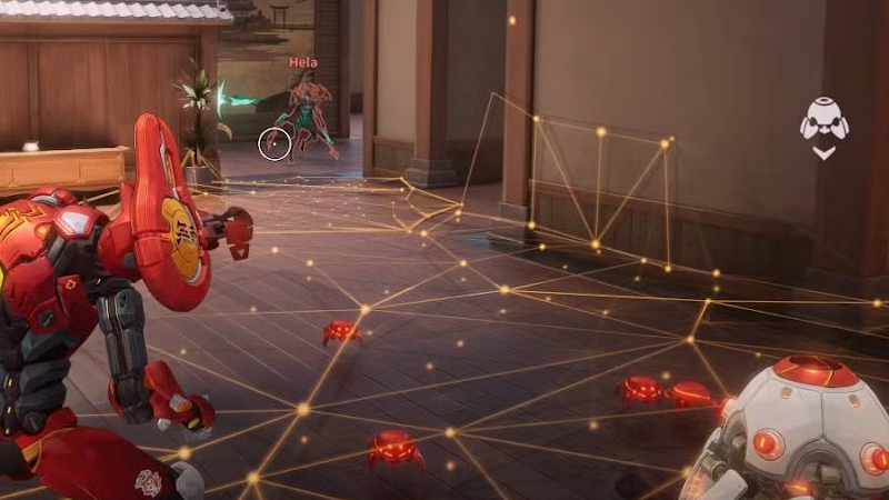 Peni Parker's spider mines deployed on the battlefield