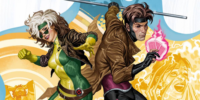 Rogue and Gambit Character Art