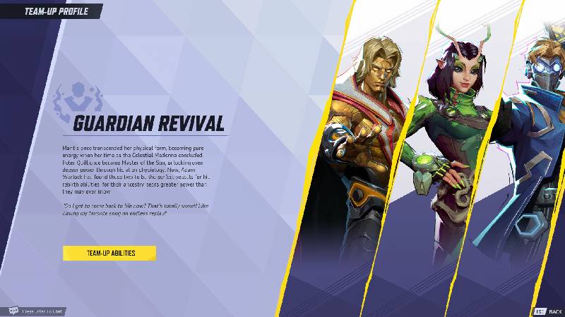 Star-Lord and Adam Warlock synergy