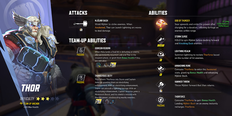 Thor's Abilities