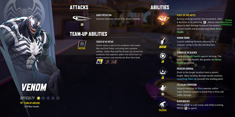 Venom Abilities